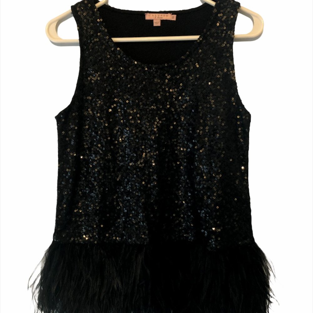 Calypso St. Barth sleeveless top. Size S.